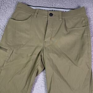 Orvis Pants Mens 32x29 Green Tech Performance Water Resistant Hiking 5-Pocket